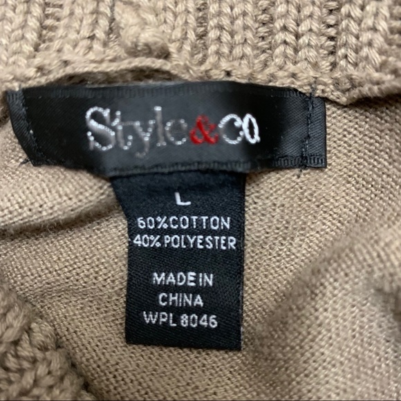 Style & Co 💜 Pullover sweater Size L - Picture 6 of 6